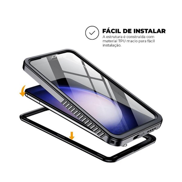 Encontraproduto.com.br - Capa à Prova Dágua Nautical Para Samsung Galaxy S23 Fe - Gshield