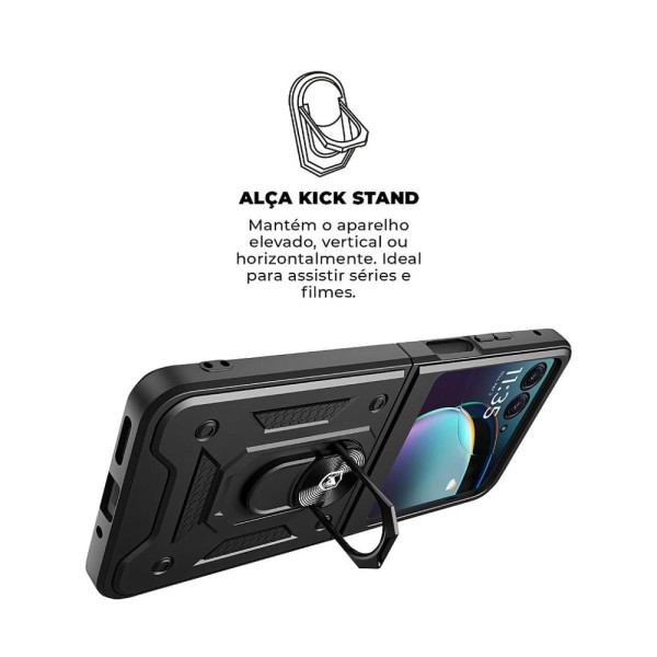 Encontraproduto.com.br - Capa Para Motorola Moto Razr 40 Ultra - Dinamic Cam Protection - Gshield