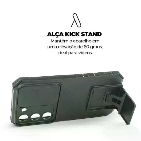 Encontraproduto.com.br - Kit Capa Victus e Película Coverage para Samsung Galaxy S23 Plus - Gshield
