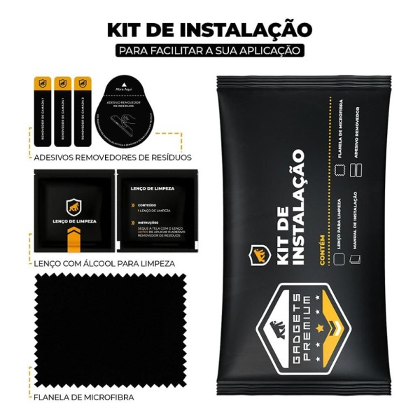 Encontraproduto.com.br - Película para TCL 30 5G - Traseira de Fibra de Carbono Preta - Gshield