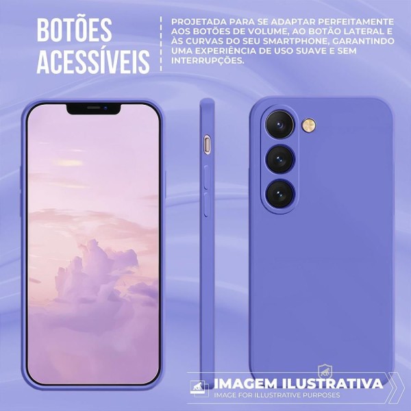 Encontraproduto.com.br - Capa para Xiaomi Redmi 13C 5G - Silicon Veloz - Lilás - Gshield