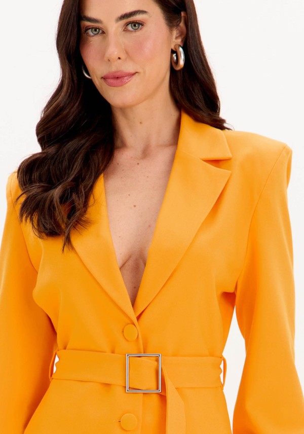 Encontraproduto.com.br - Blazer Alongado com Cinto
