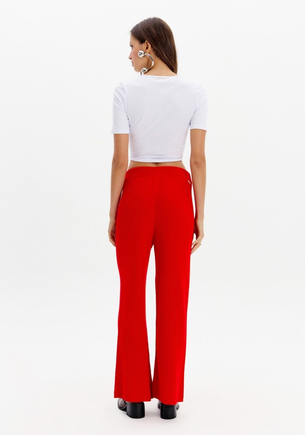Encontraproduto.com.br - Calça Tricot Wide Leg