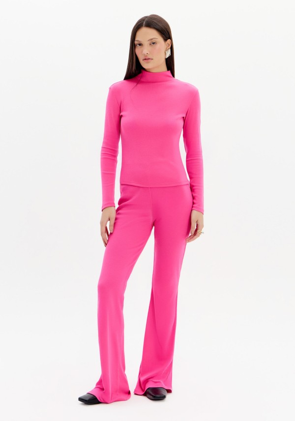 Encontraproduto.com.br - Calça Flare Canelada