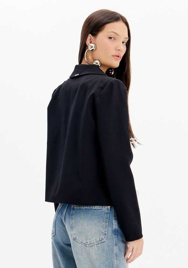 Encontraproduto.com.br - Blazer Com Laço De Pérola