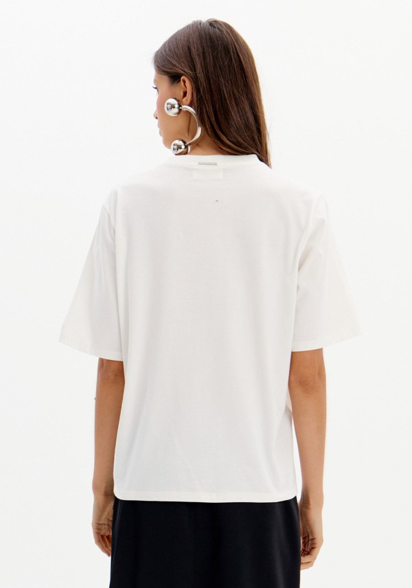 Encontraproduto.com.br - T-Shirt Oversized Com Maxi Laço