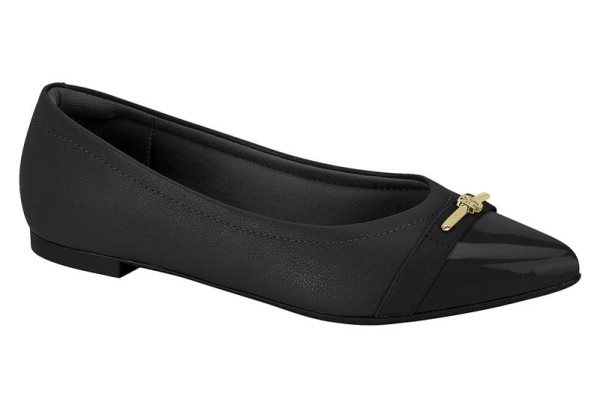 Encontraproduto.com.br - Sapatilha Modare Conforto Bico Fino Preto
