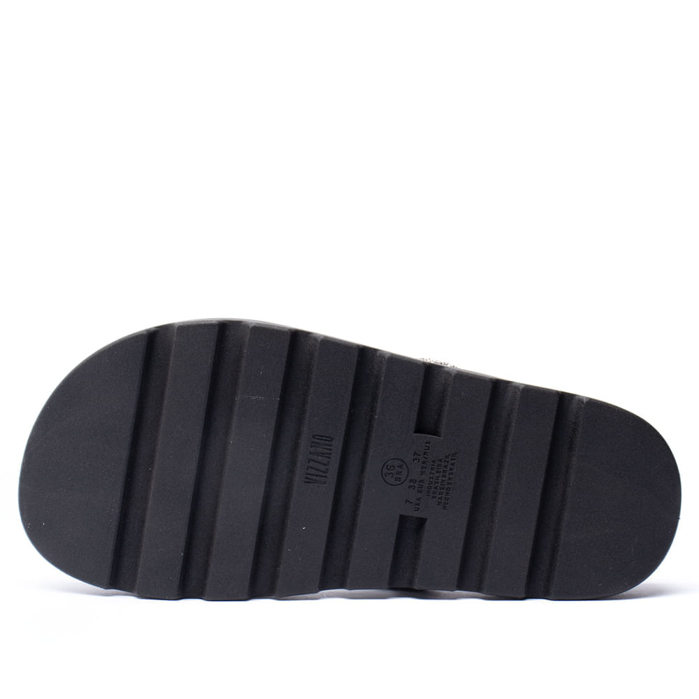 Encontraproduto.com.br - Chinelo Feminino Vizzano Flatform com Strass Preto