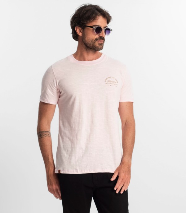 Encontraproduto.com.br - Camiseta Masculina Diametro Rosa