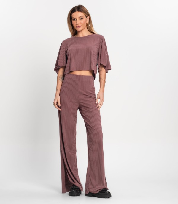 Conjunto Ribana Nobre Feminino Kohmar Roxo
