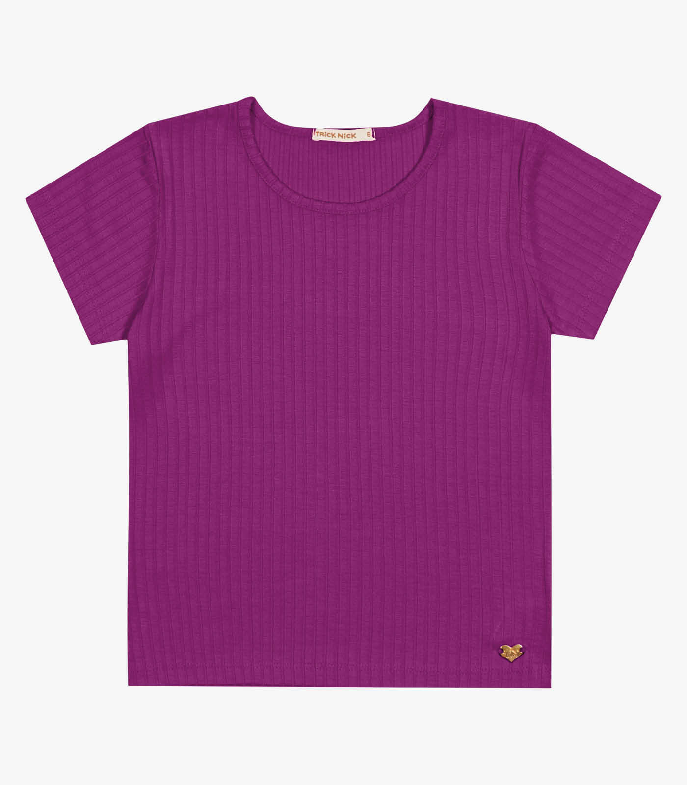 Blusa Infantil Feminina Canelada Trick Nick Roxo