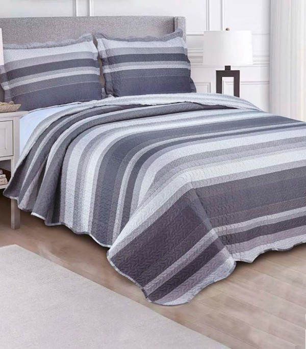 Encontraproduto.com.br - Jogo De Colcha Evolution Patchwork King Camesa Azul