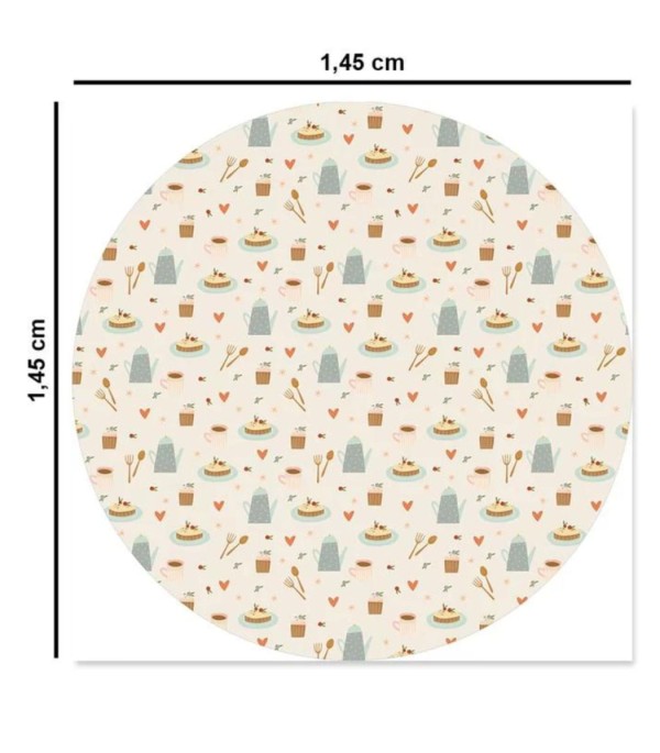Encontraproduto.com.br - Toalha De Mesa Redonda Wevans Branco