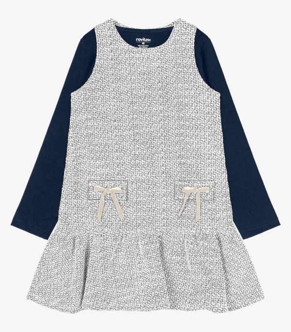 Conjunto Vestido Com Blusa Trick Nick Branco