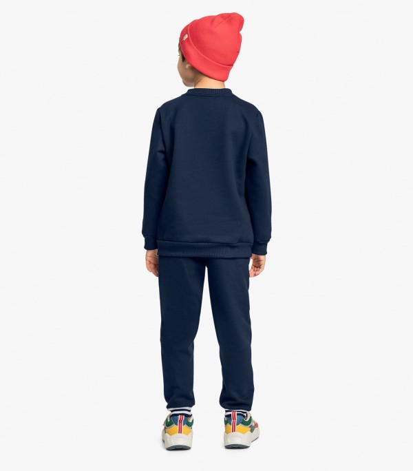 Encontraproduto.com.br - Conjunto Infantil Blusão Com Calça Trick Nick Azul