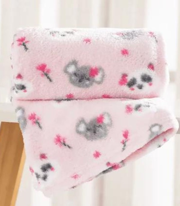 Encontraproduto.com.br - Manta Infantil Microfibra Bene Casa Rosa