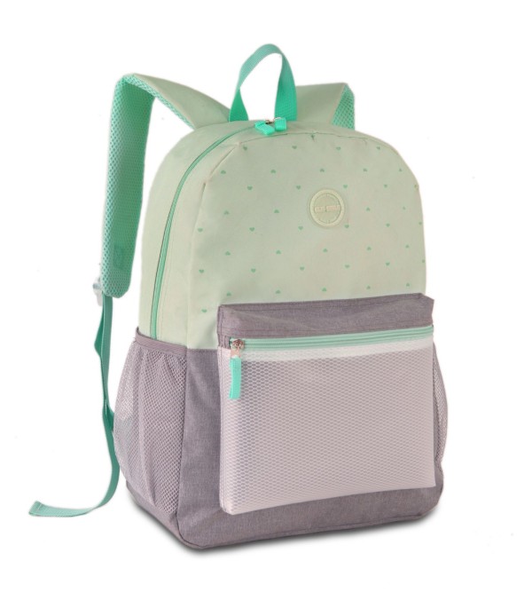 Encontraproduto.com.br - Mochila Feminina Com Bolinhas Clio Verde