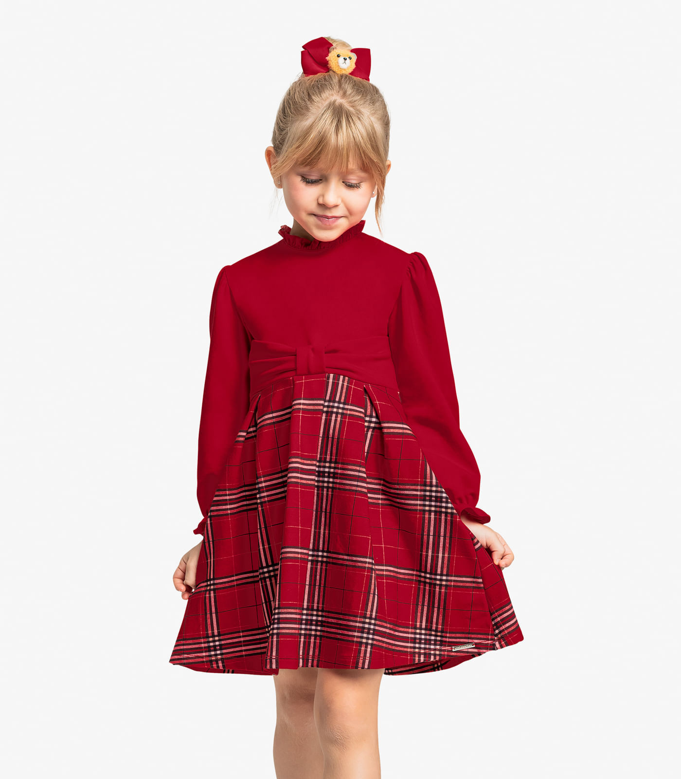Vestido Molecotton Trick Nick Vermelho