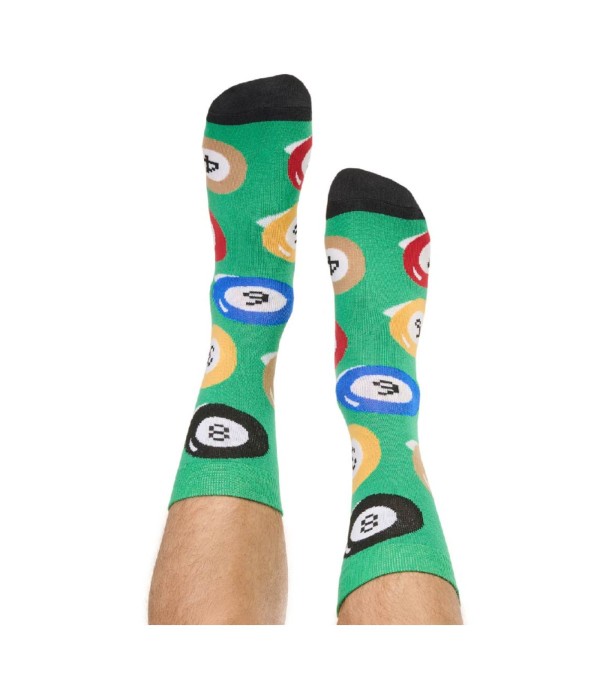 Meia Divertida Casual Masculina Cia da Meia Verde