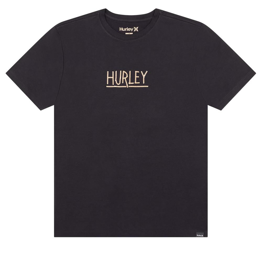 Camiseta Hurley Shark WT25 Masculina Preto