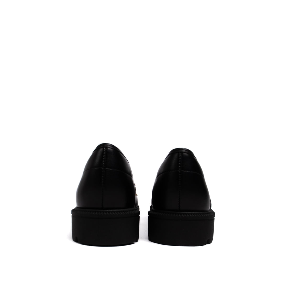 Encontraproduto.com.br - Sapato Mocassim Feminino Beira Rio Napa Turim com Aplicações Metalizadas Preto