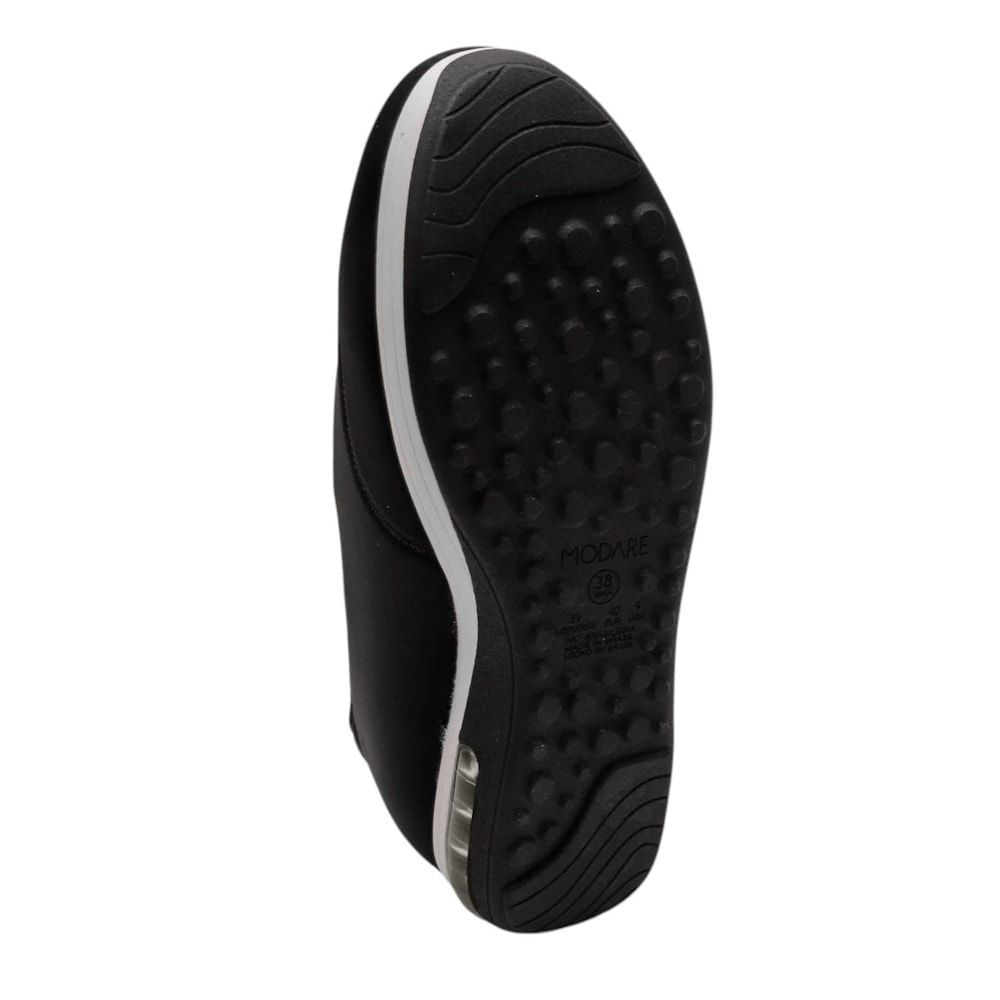 Tênis Feminino Modare Slip On Tecido Preto