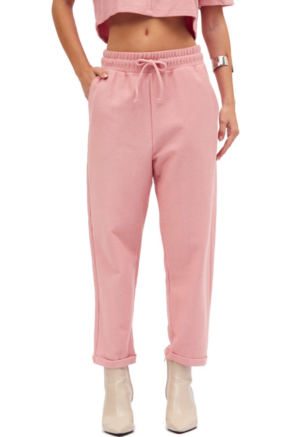 Calça Moletom Sommer Comfort Rosa
