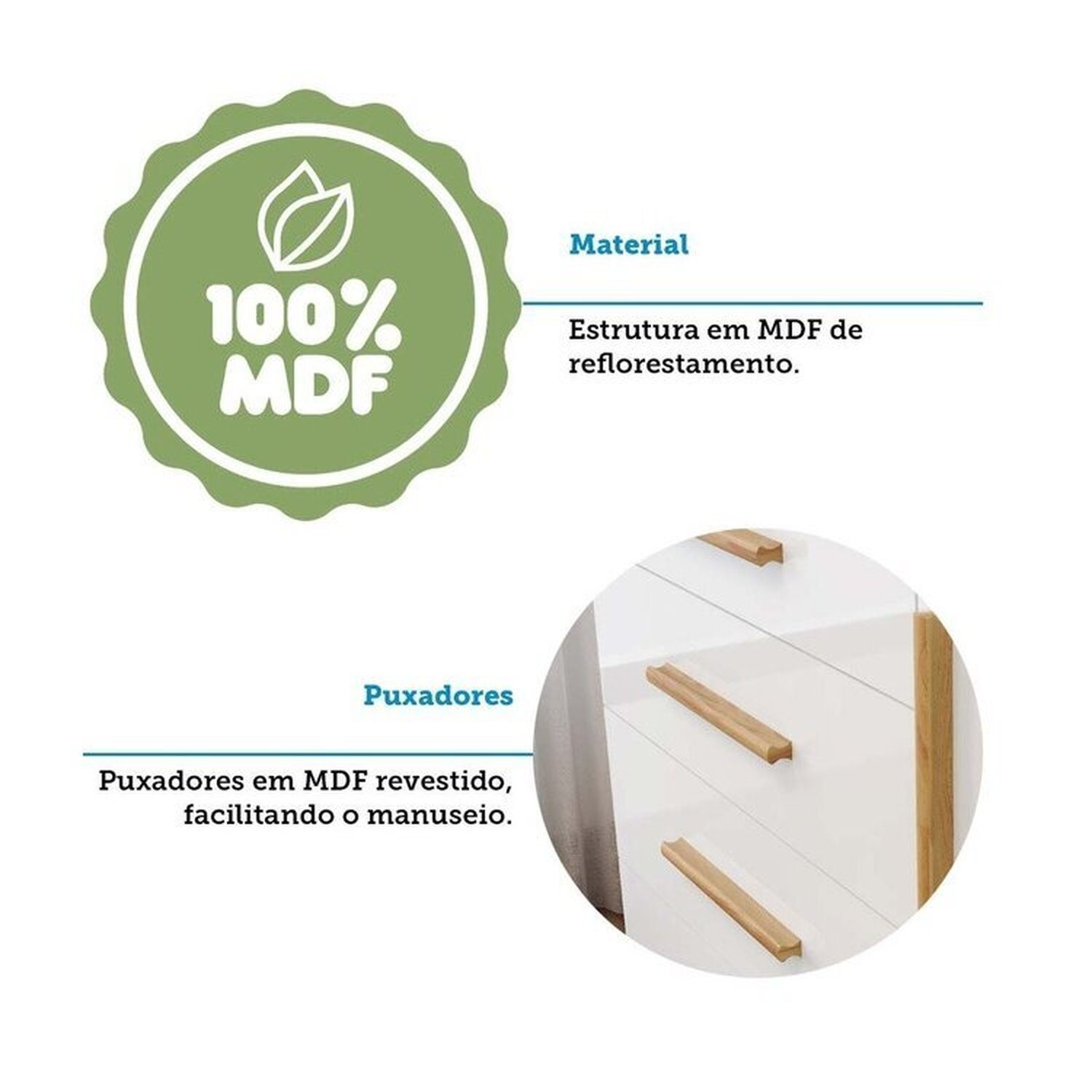 Encontraproduto.com.br - Quarto de Bebê Berço com Capitonê e Guarda-roupa 100% Mdf Retrô Kakau Espresso Móveis Branco Brilho/Amêndoa/Branco