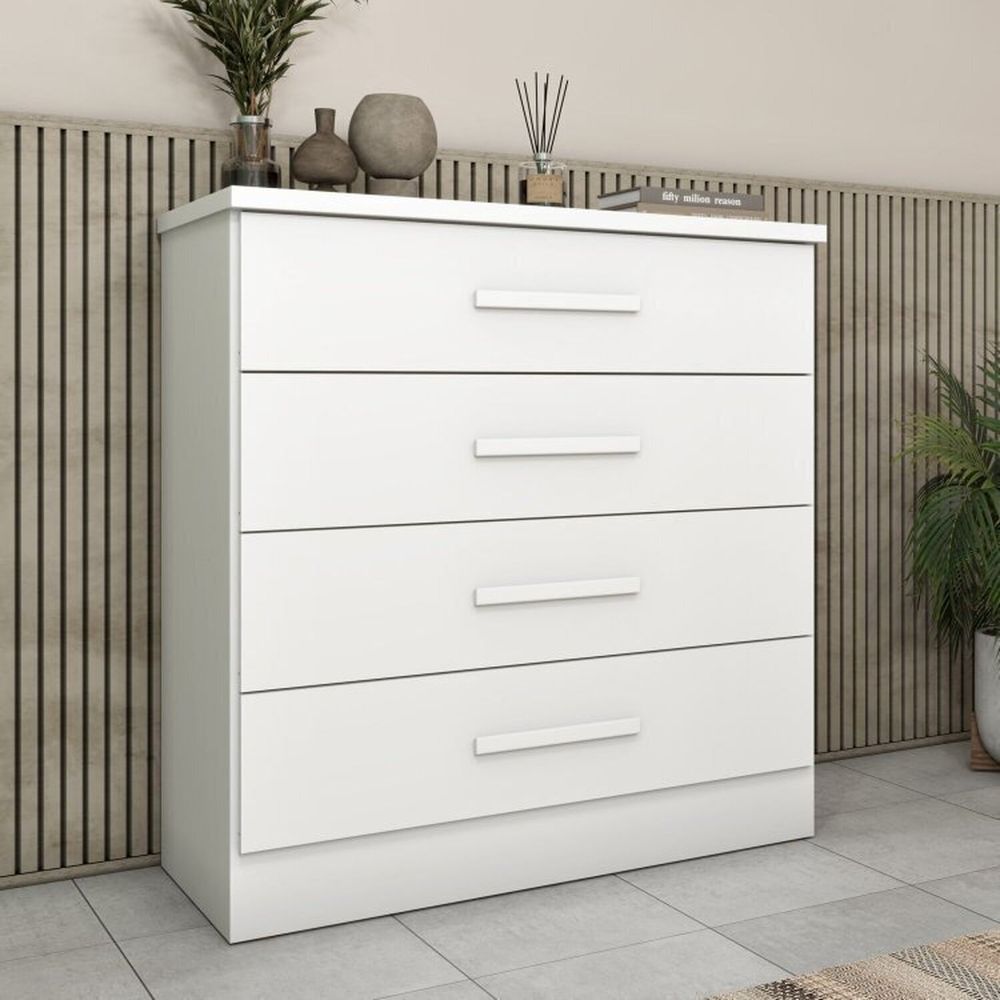 Encontraproduto.com.br - Guarda-roupa 6 Portas Portugal E Cômoda 4 Gavetas Lua Espresso Móveis Neve