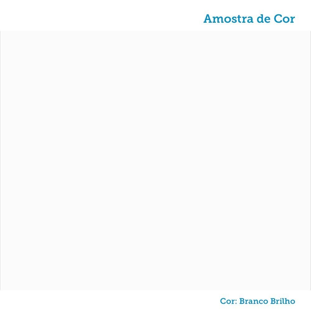 Encontraproduto.com.br - Guarda-roupa Infantil 61,7cm 2 Portas 3 Gavetas com Janelas e Pés Ezra 100% Mdf Espresso Móveis Branco Brilho
