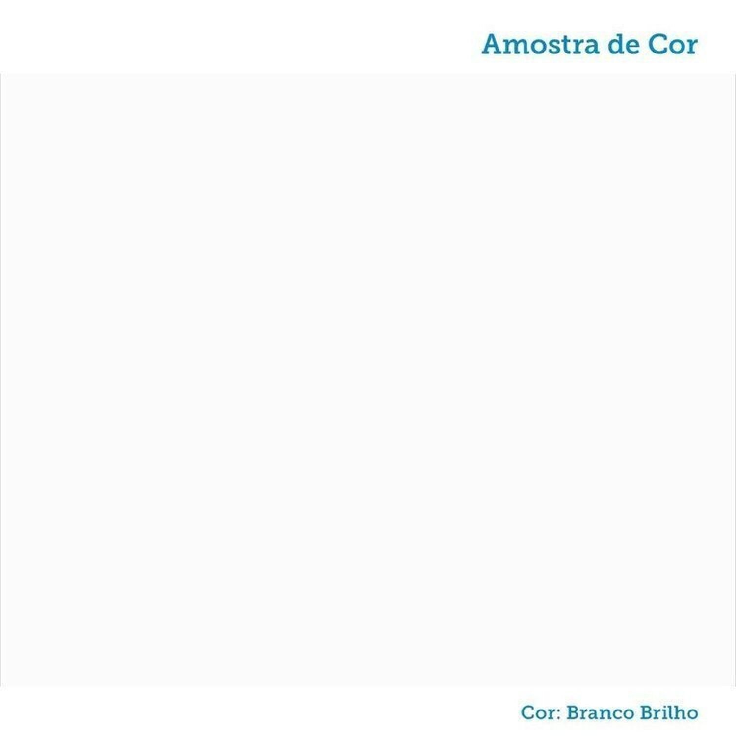 Encontraproduto.com.br - Quarto de Bebê com Cômoda Janelada e Berço Minicama 100% Mdf Aurora Espresso Móveis Branco Brilho