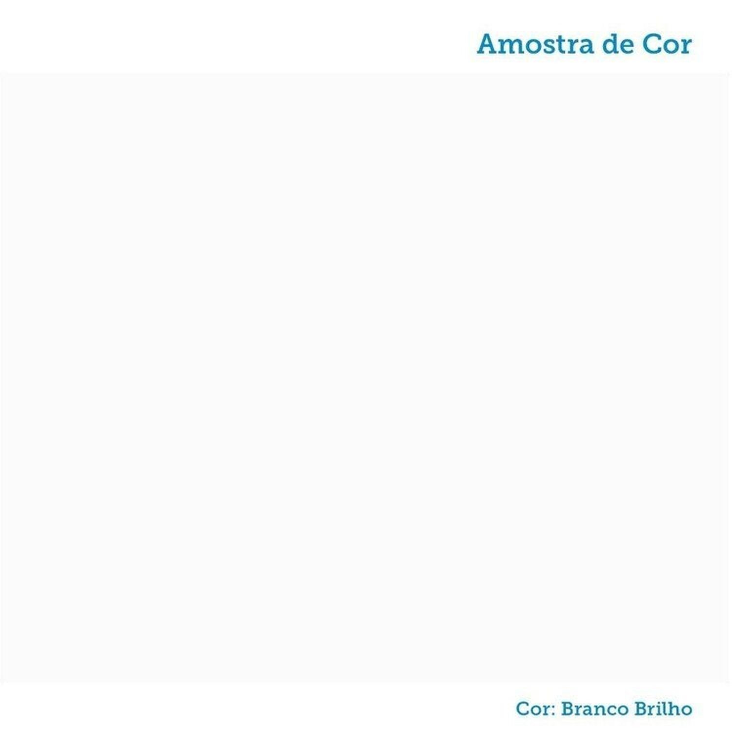 Encontraproduto.com.br - Quarto de Bebê com Guarda-roupas Cômoda 4 Portas Janeladas e Berço 100% Mdf Yaya Espresso Móveis Branco Brilho