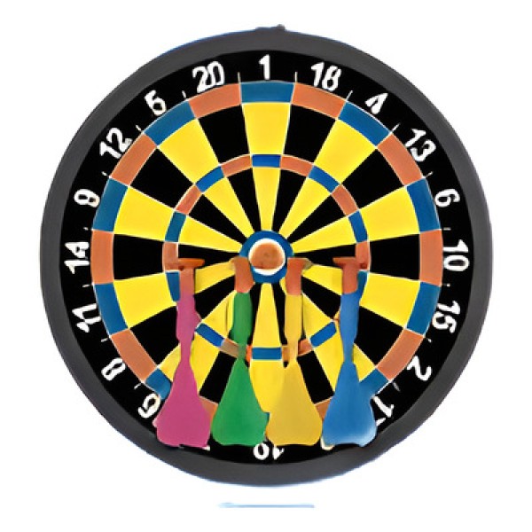 Brinquedo Jogo De Dardo Marca Pica - Pau