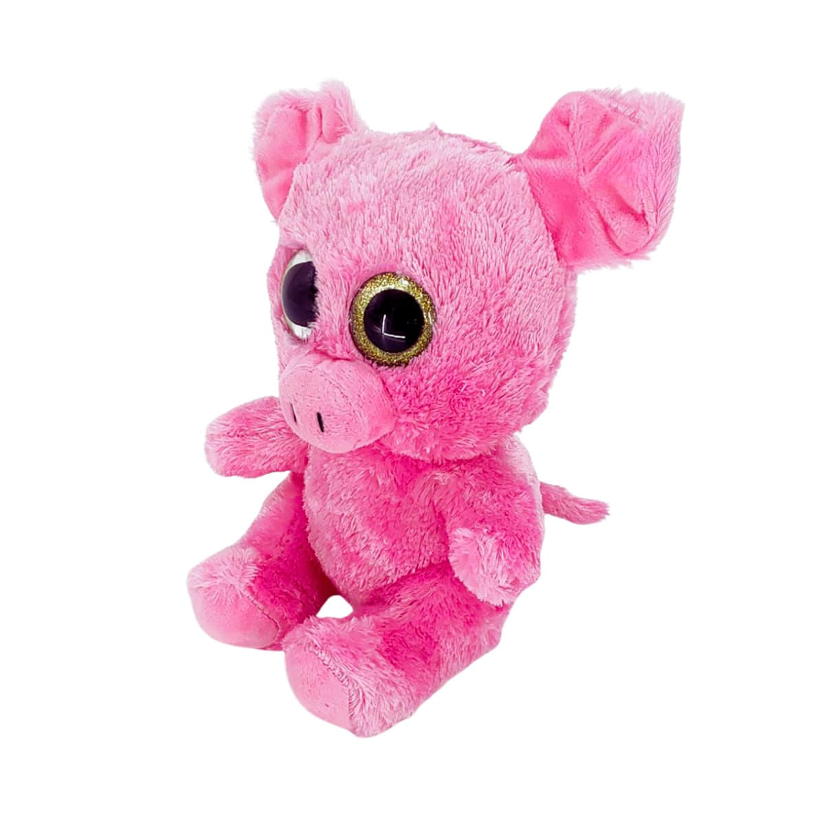 Encontraproduto.com.br - Porquinho de Pelúcia Rosa S2 Toys com Olhos Brilhantes – 18x16cm – Super Fofo e Antialérgico