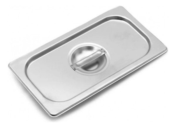 Kit 2 Tampa Cuba Gastronomica Rechaud Inox 1/9x65mm Brasinox