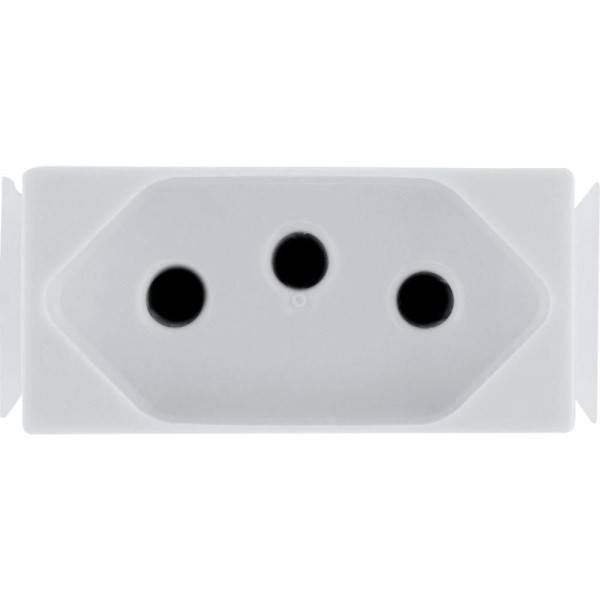 Encontraproduto.com.br - Kit 4 Modulo Tomada 2P+T Tramontina Aria 20 A 250 V Branco