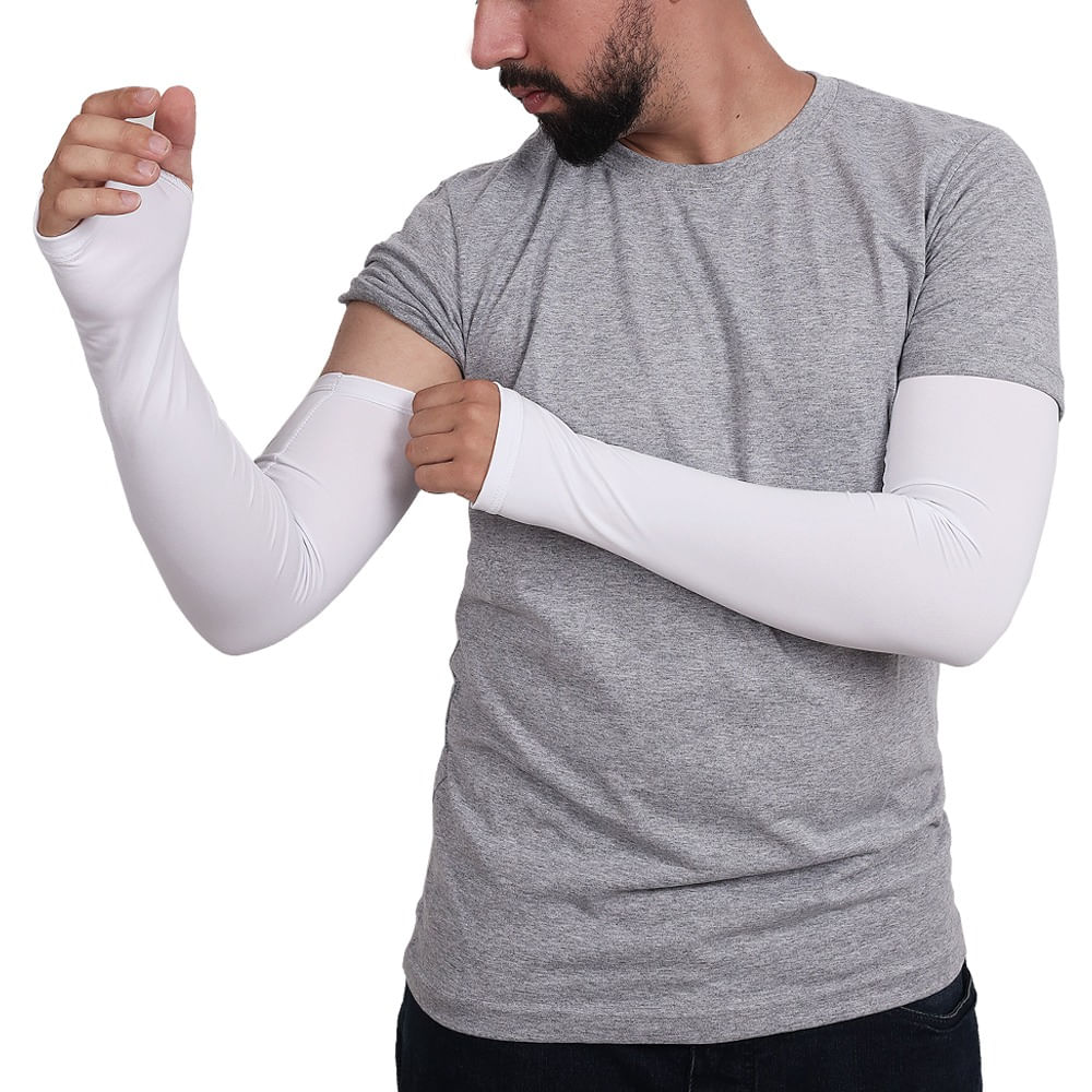 Par De Manguito Proteção Mangote Protetor Solar Uv