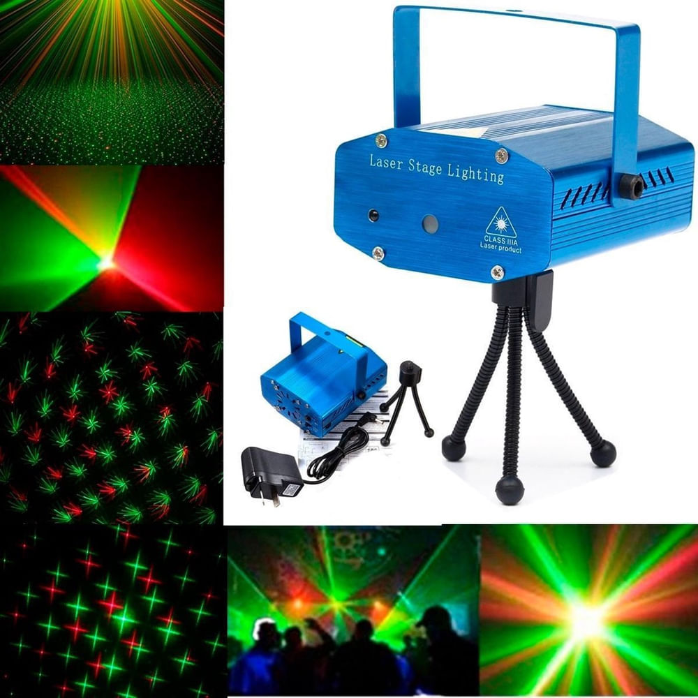 Encontraproduto.com.br - Laser De Balada Led Giratória Holográficos Festa Neon