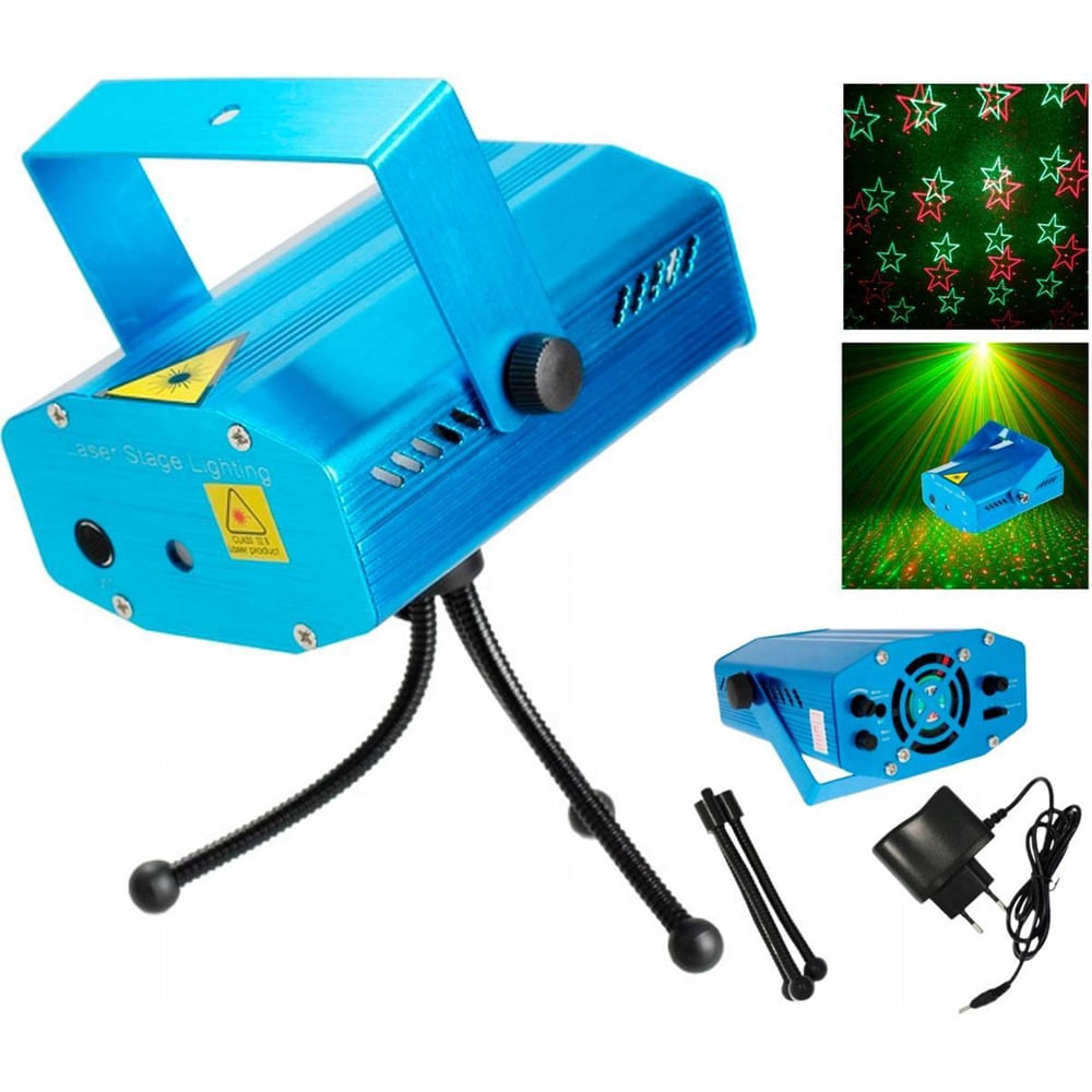 Encontraproduto.com.br - Laser De Balada Led Giratória Holográficos Festa Neon