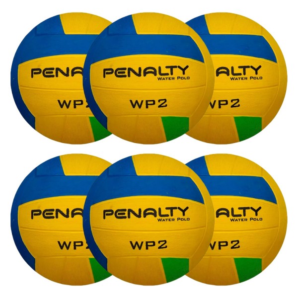 Kit 6 Bolas Water Polo Penalty Viii Feminina