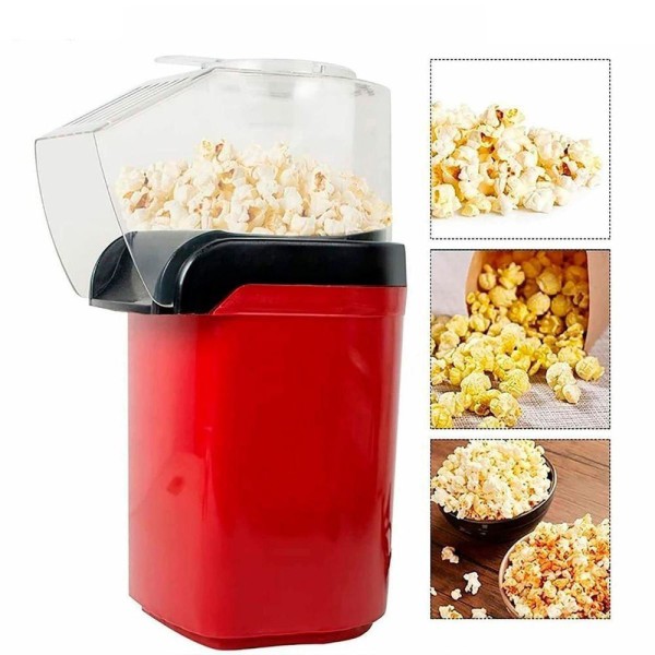 Encontraproduto.com.br - Pipoqueira Elétrica Portátil Prepara Pipoca Saudável Rápido