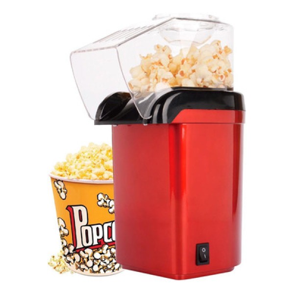Encontraproduto.com.br - Pipoqueira Elétrica Portátil Prepara Pipoca Saudável Rápido