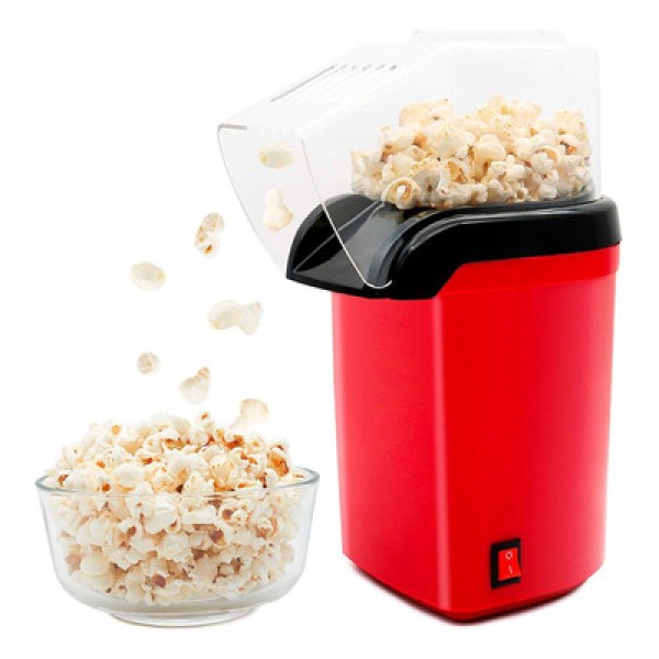 Encontraproduto.com.br - Pipoqueira Elétrica Portátil Prepara Pipoca Saudável Rápido