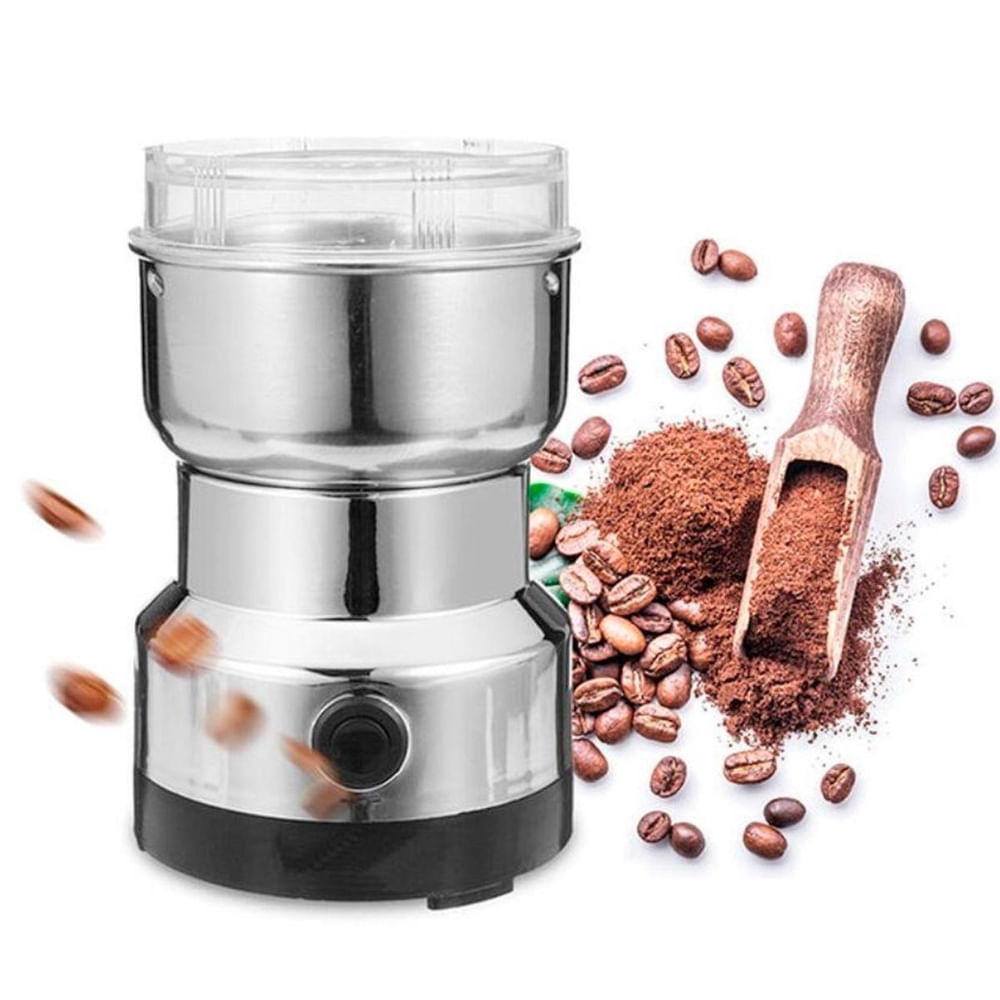 Encontraproduto.com.br - Moedor Grãos Elétrico Bivolt Ideal Moer Café E Sementes 110V