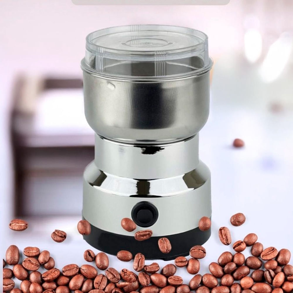 Encontraproduto.com.br - Moedor Grãos Elétrico Bivolt Ideal Moer Café E Sementes 110V