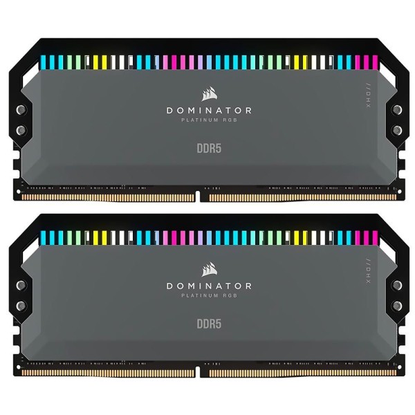 Encontraproduto.com.br - Memória Ram Corsair Dominator Platinum Ddr5 32gb (2x16gb) 6000mhz Rgb - Preto (cmt32gx5m2d6000z36)