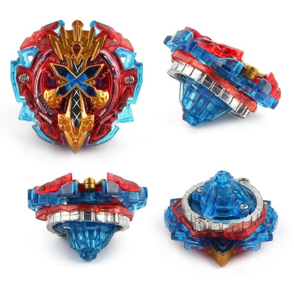 Encontraproduto.com.br - Kit 2 Beyblade Burst + 4 Lançadores Valtryek Vs Xcalibur Tornado Gyro