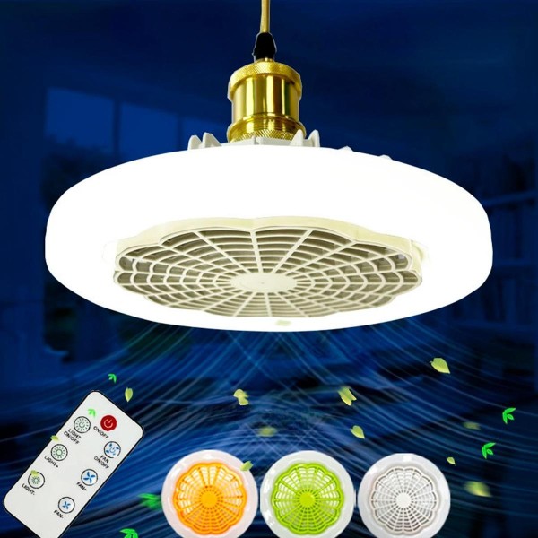 Encontraproduto.com.br - Led Teto Ventilador Luminosidade E Frescor Com Controle