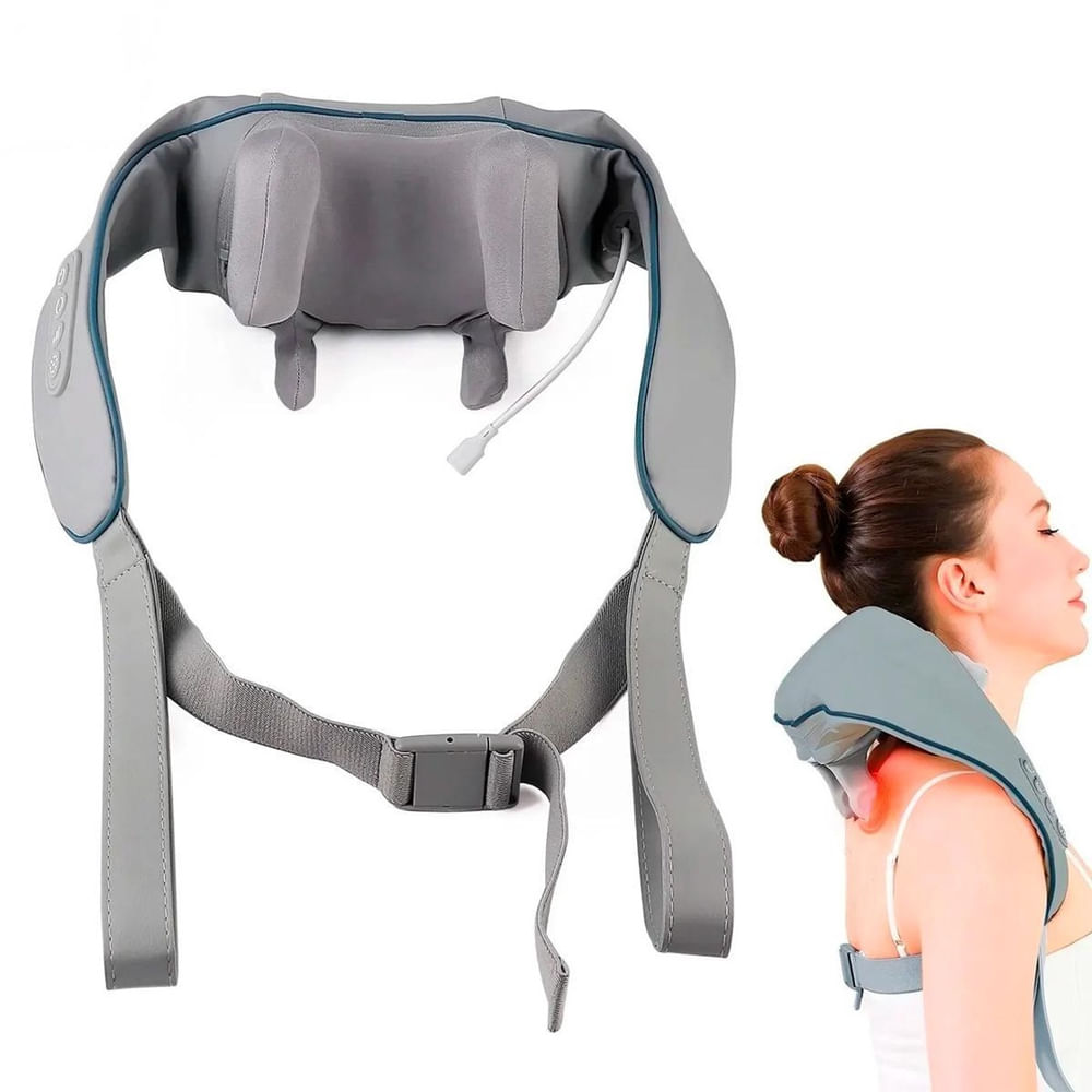 Encontraproduto.com.br - Aparelho Massagem Recarregável Pescoço Relaxamento Alívio