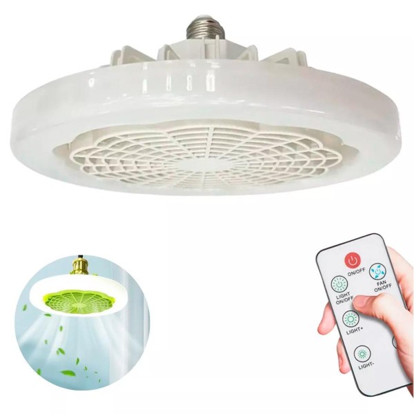 Encontraproduto.com.br - Led Teto Ventilador Luminosidade E Frescor Com Controle